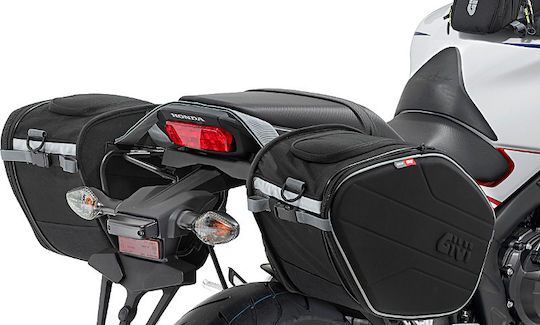 Givi Easy Range Σετ Πλαϊνές Βαλίτσες Μοτοσυκλέτας 30lt σε Μαύρο Χρώμα