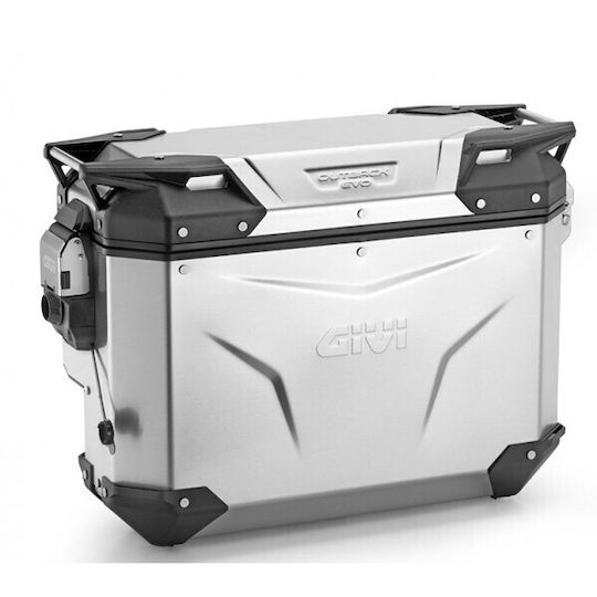 Givi Trekker Monokey Πλαϊνή Βαλίτσα Μοτοσυκλέτας Δεξιά Αλουμινίου 33lt σε Μαύρο Χρώμα