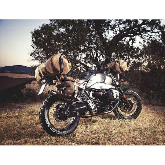 Unit Garage Schwanztasche Motorrad-Softtasche 43Es in Grün Farbe
