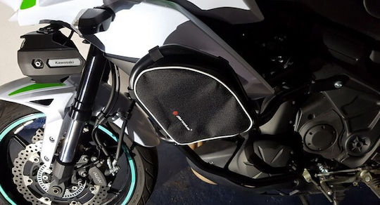 Moto Discovery Motorrad-Weichgepäck Wasserdichte Tasche Für Schienen Schutz Schwarz