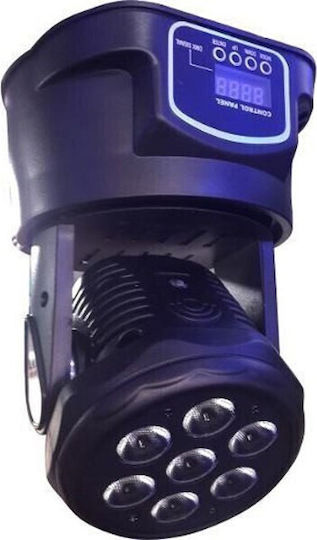 ACP Φωτορυθμικό LED PAR DMX με Ρομποτική Κεφαλή RGBW
