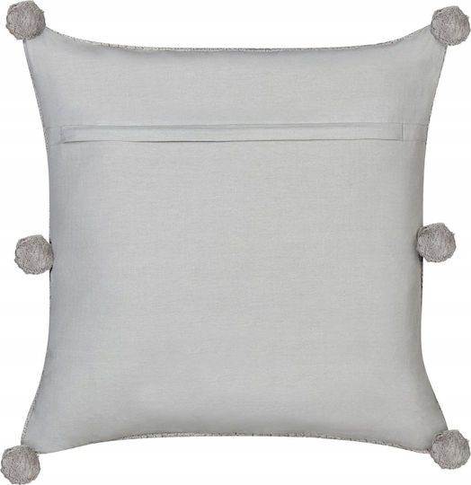 Set 2 Baumwoll-Zierkissen Grau Ocotea 45 X 45 Cm Lumarko