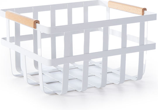 Καλάθι Nef-nef Homeware Sezen White 31x26x16.5