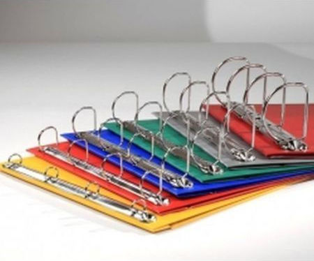Biurfol Clipboard with 4 Rings for Paper A4 Blue 1pcs