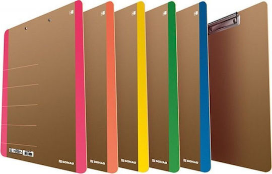 Donau Clipboard with Clamp Conference for Paper A4 Orange 1pcs