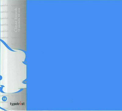 Typotrust Ντοσιέ Σουπλ 40 Διαφάνειες Χαρτί A4 Μπλε A4 40 Φύλλων
