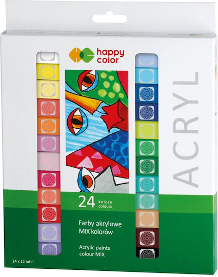 Happy Color Aquarellfarbenset Bunte 12ml 24Stück