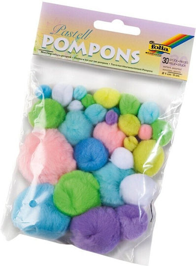 Folia Pom Pom Artizanat Set 30buc
