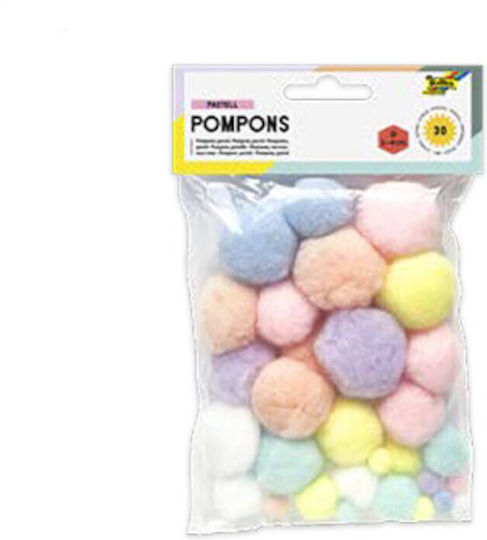Folia Pom Pom Artizanat Set 30buc