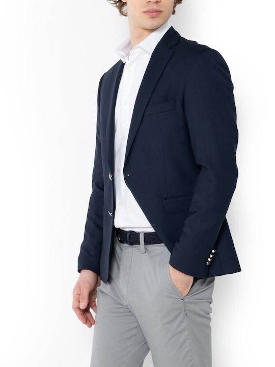 Men's Summer Suit Jacket Regular Fit Blue
