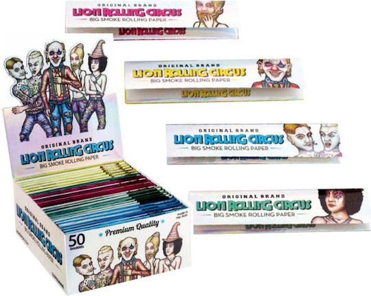 Lion Rolling Circus Zigarettenpapier King Size 33 Blätter 1Stück