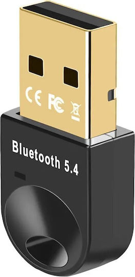 Mini Bluetooth 5.4 Adapter Wozinsky Wusb54ys Usb-a Receiver Transmitter Computer Black