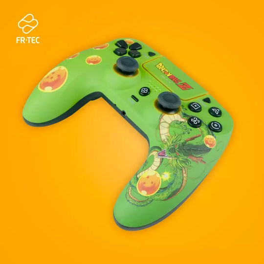 FR-TEC Dragon Ball Ασύρματο Gamepad για PC / PS4 Πράσινο