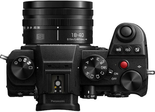 Panasonic Lumix S5D Mirrorless Φωτογραφική Μηχανή Kit (Lumix S 18-40mm F/4.5-6.3) Μαύρη