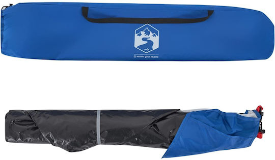 vidaXL Strandszene für 3 Personen Blau