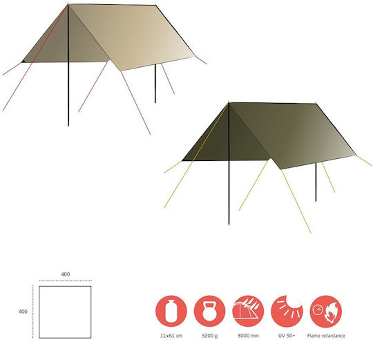 Grand Canyon Beach Tent Zuni 4 4 Persons Green