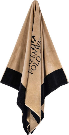 Greenwich Polo Club Strandtuch Baumwolle Beige 170x90cm.