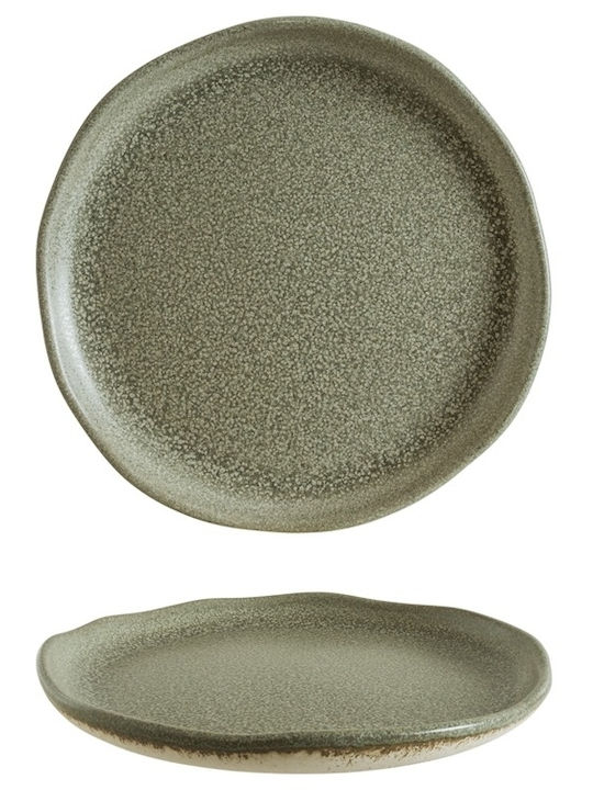 Bonna Plate Shallow made of Porcelain Green 21cm 6pcs