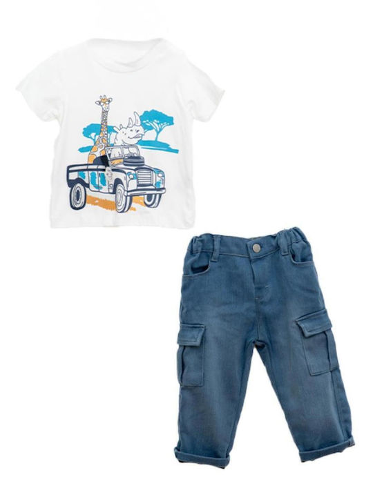 Set pentru copii cu pantaloni Vară 3buc Yellow
