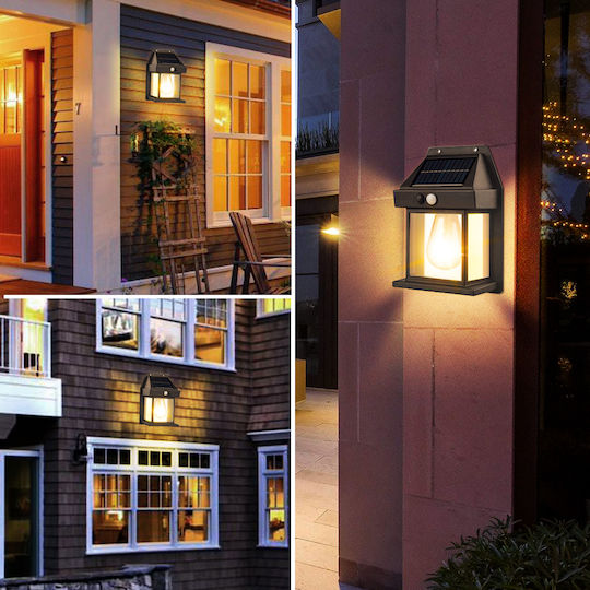 ACP Wall Mounted Solar Light 1W 600lm Natural White with Motion Sensor and Photocell IP65