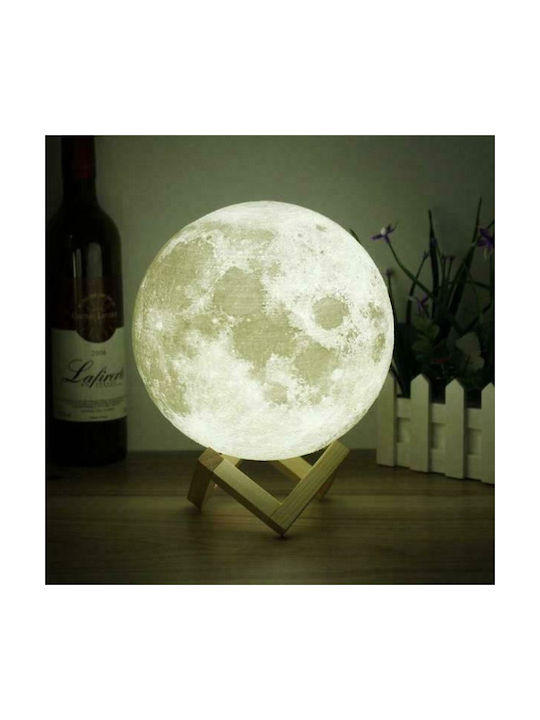 ACP Decorative Lamp Moon Light with Socket for Bulb E14 Multicolour