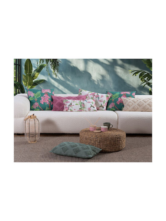 Nef-Nef Homeware Sofa Cushion Dream From 100% Cotton Green 50x50cm