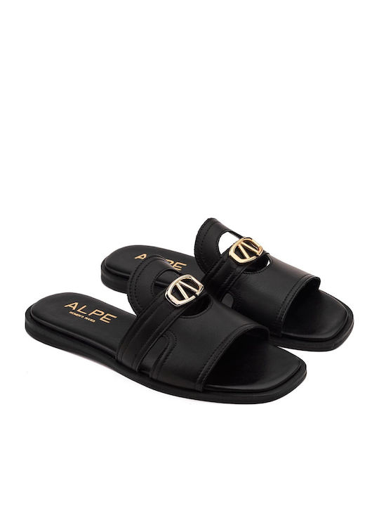 Flache Sandalen für Damen in Schwarz Farbe