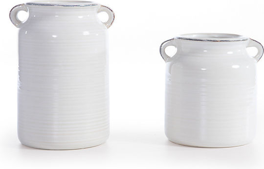 Nef-Nef Homeware Βάζο Κεραμικό Εκρού Φ15.5xΥ15.5cm Nef-Nef Homeware Βάζο Κεραμικό Εκρού Φ15.5xΥ15.5cm