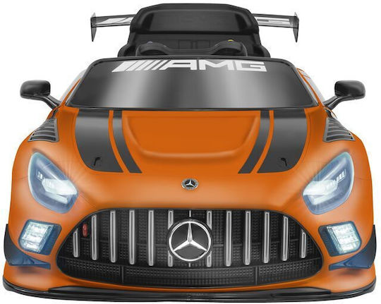 Mercedes AMG GT3 Μονοθέσιο με Τηλεκοντρόλ 12 Volt Πορτοκαλί για 3+ Ετών