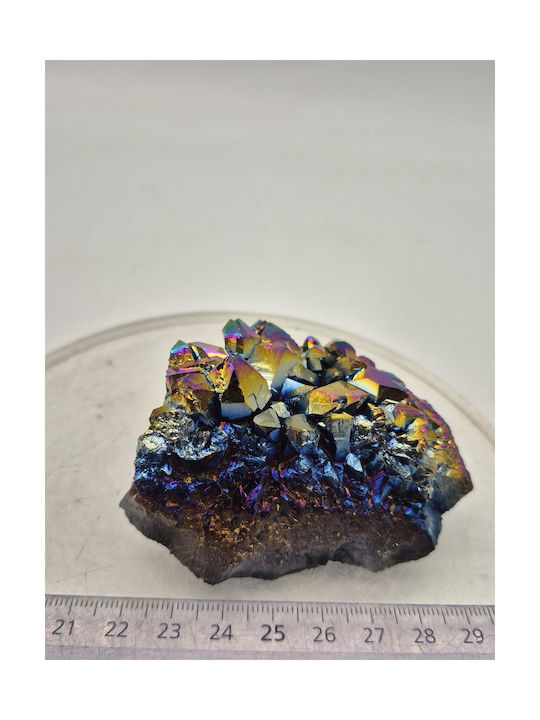 Halbedelstein Amethyst Roh Titanoxidation