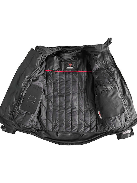 Nordcode Dakar Evo II Oversize Bărbătesc Geacă de motocicletă 4 Sezoane Waterproof Negru
