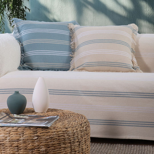 Nef-Nef Homeware Spirit Τριθέσιου Καναπέ Π180xΜ300cm Blue Nef-Nef Homeware Spirit Τριθέσιου Καναπέ Π180xΜ300cm Blue