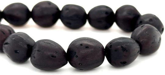 Kompologadiko Aromatice Perle de îngrijorare cu 21 de mărgele din Lemn Negru