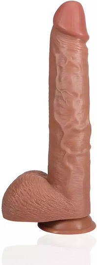 Shots Ρεαλιστικό Dildo με Όρχεις και Βεντούζα 19cm