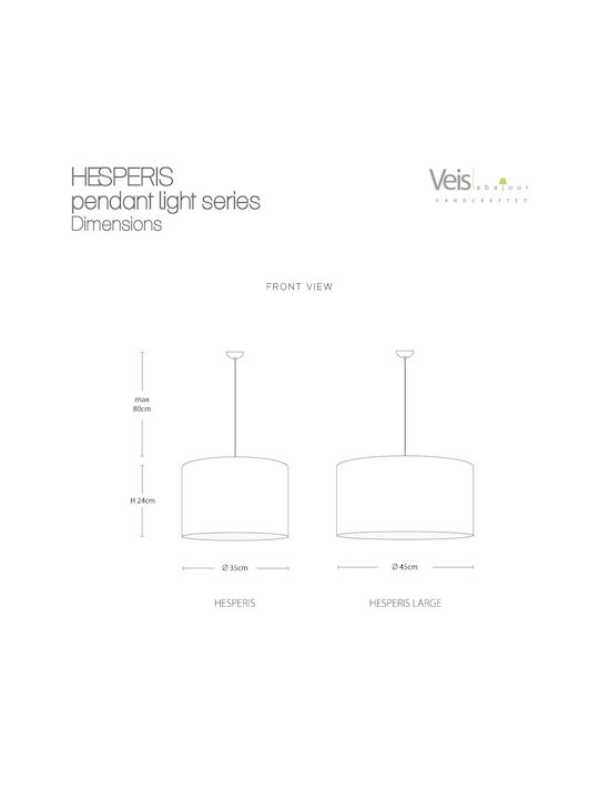 Veis Pendant Light White