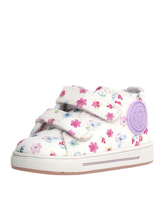 Παιδικά Sneakers με Σκρατς Λευκά