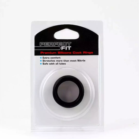 Perfect Fit Silikon 3-Ring-Kit Mittel Schwarz