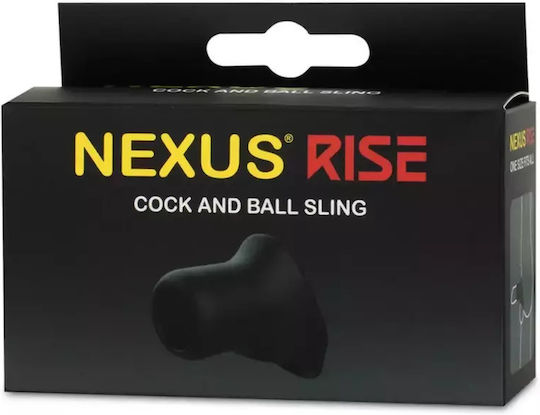 Nexus Δαχτυλίδι Πέους & Όρχεων Σιλικόνης Μαύρο