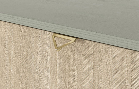 Forest Wooden Bedside Table Green 54x38x54cm