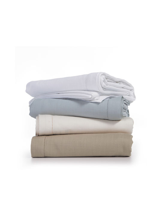 Nef-Nef Homeware Tablecloth Cotton Steady Ecru 150x300cm