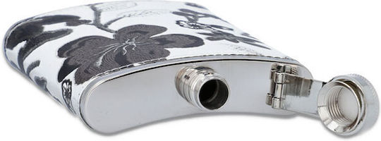 Hip Flask Φλασκί Ποτού Black Flower F3310 180ml