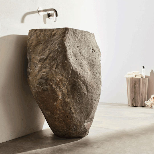 Fossil Vero Riverstone Deasupra Blatului Chiuvetă Porțelan 40x40x85cm Fossil Vero Riverstone