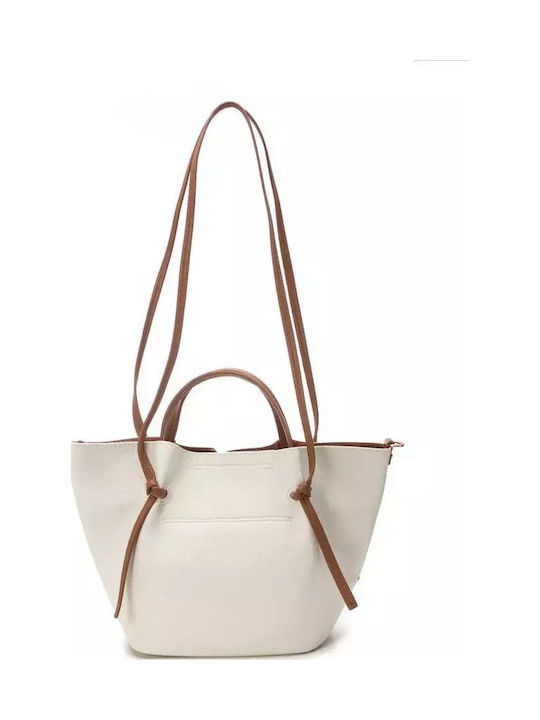 Damentasche Schultertasche Weiß