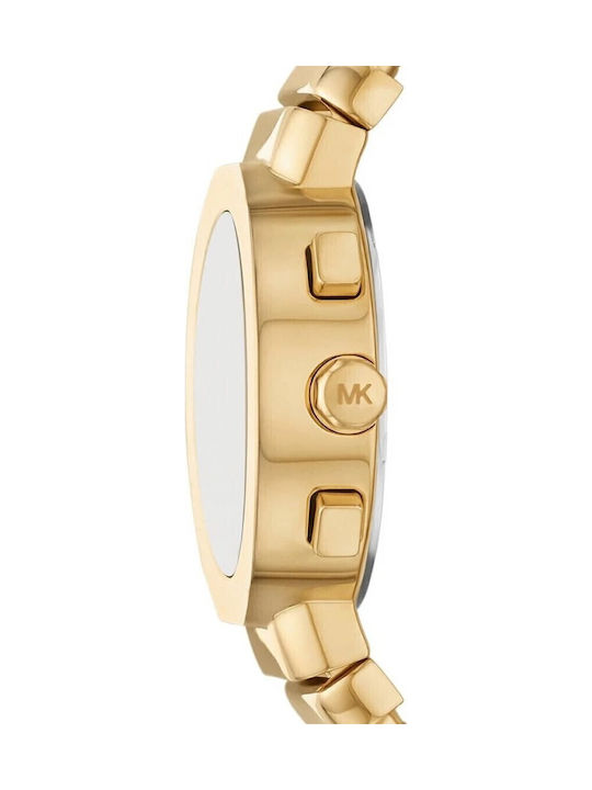 Michael Kors Men's Watch Chronograph Battery with Gold Metal Bracelet