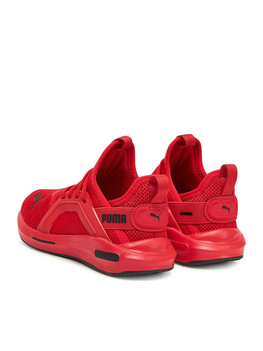 Enzo 5 Kids Sports Shoes Running with Laces Red