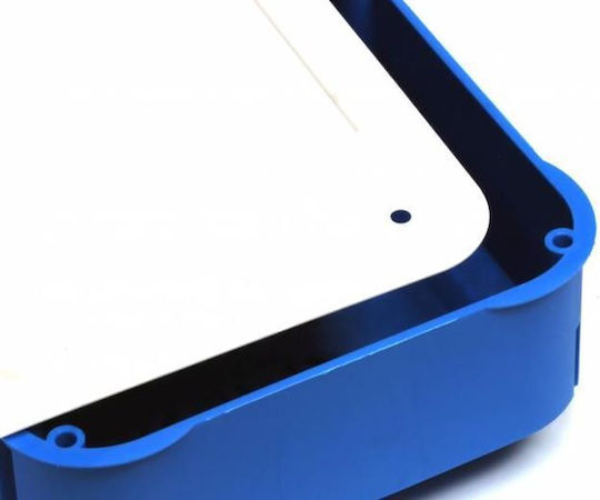 Simet Flush Electrical Box for Drywall in Blue Color