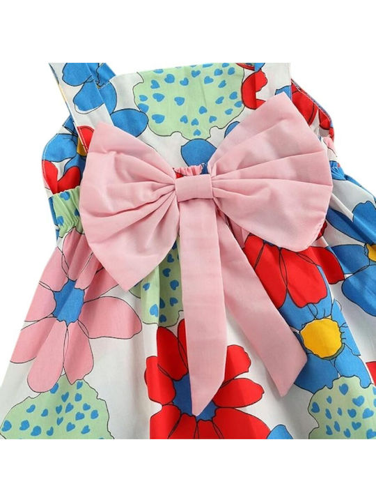 Rochie Fete Fără Mâneci Multicoloră Margarete Multicolore