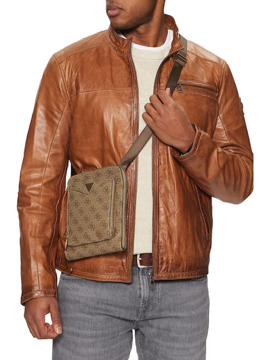 Herrentasche Schulter / Crossbody Beige