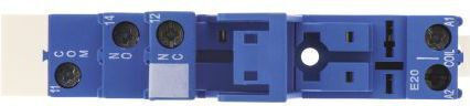 Finder Υποδοχή Ρελέ Σειράς 40.31 Μονάδων 99.02 86.30 Βιδωτοί Ακροδέκτες Τοποθέτηση Ράγα Din 35mm 95.03spa