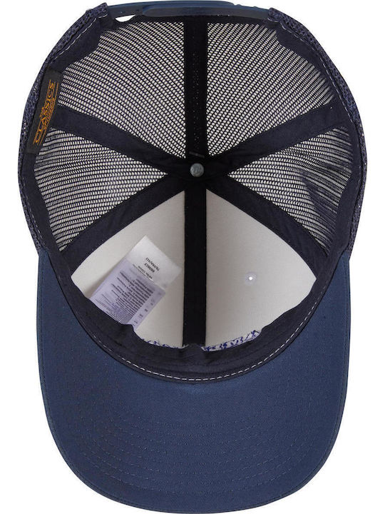 American Life Retro Trucker Cap Navy White Navy One